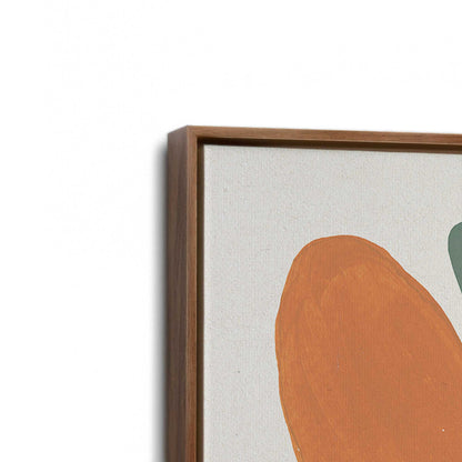 [Color:Walnut], Picture of art in a Walnut frame at an angle
