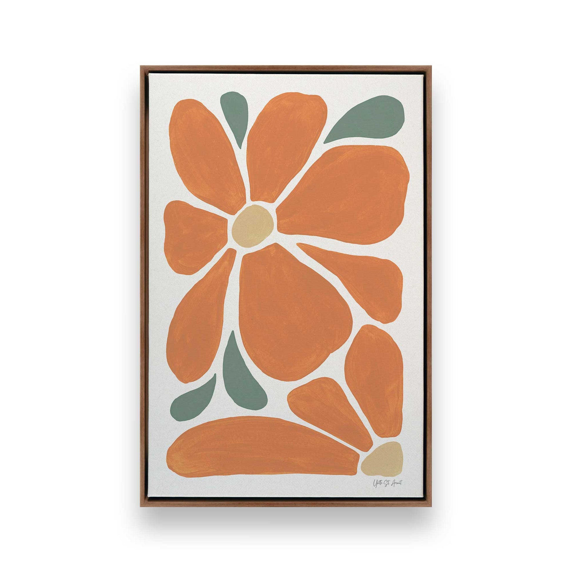 [Color:Walnut], Picture of art in a Walnut frame