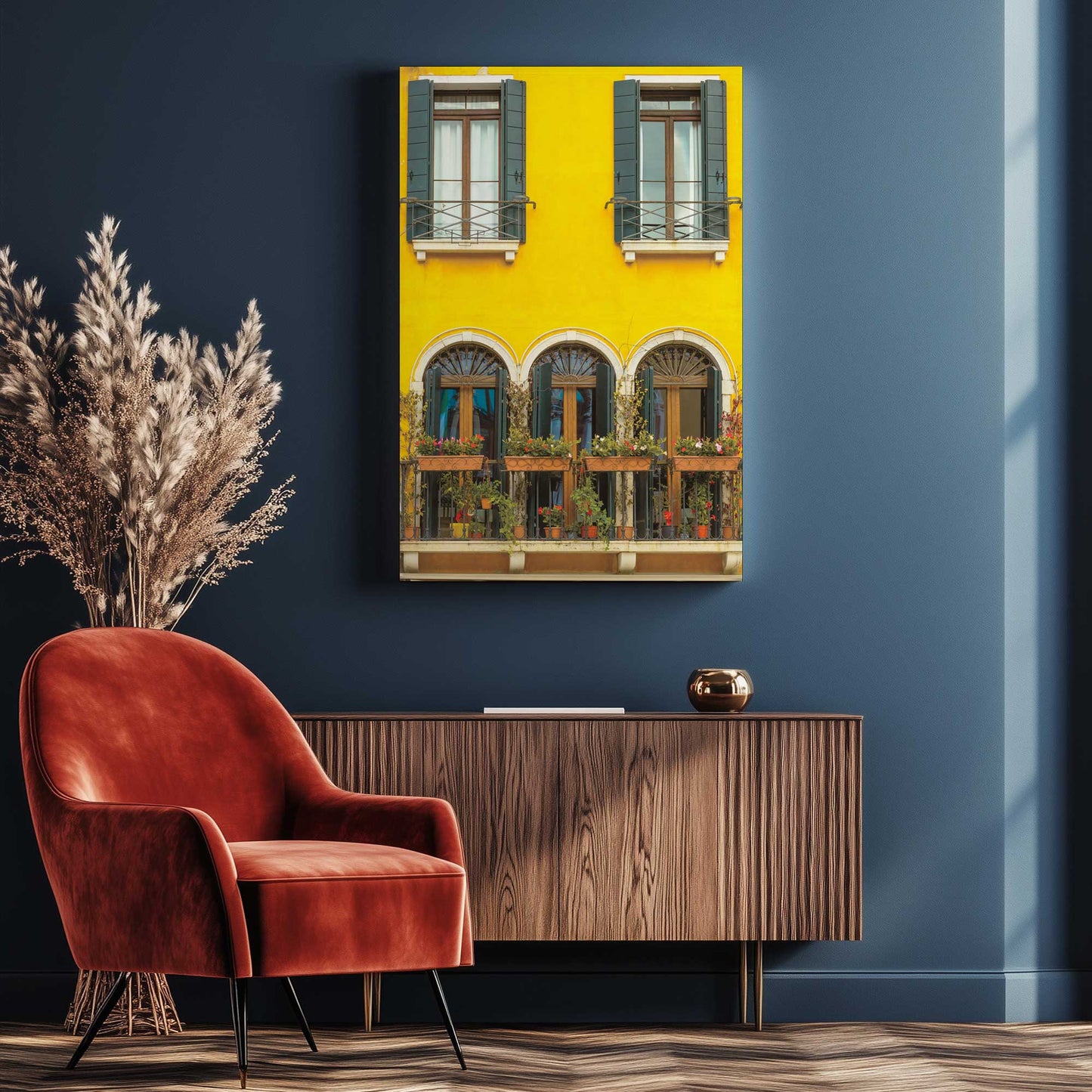 Picture of art in a room