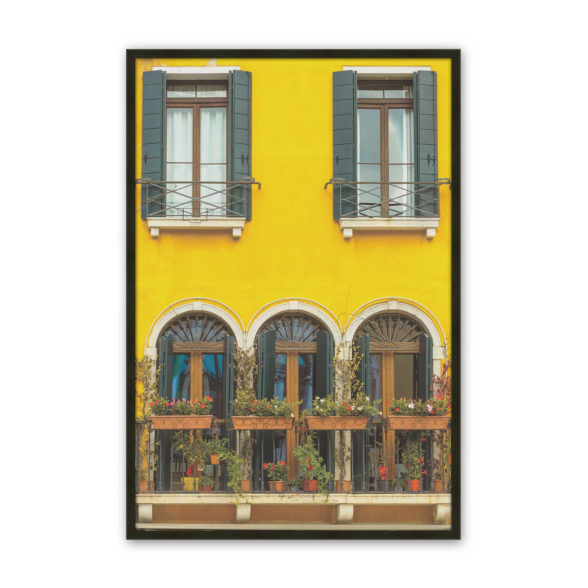 [Color:Satin Black], Picture of art in a Satin Black frame