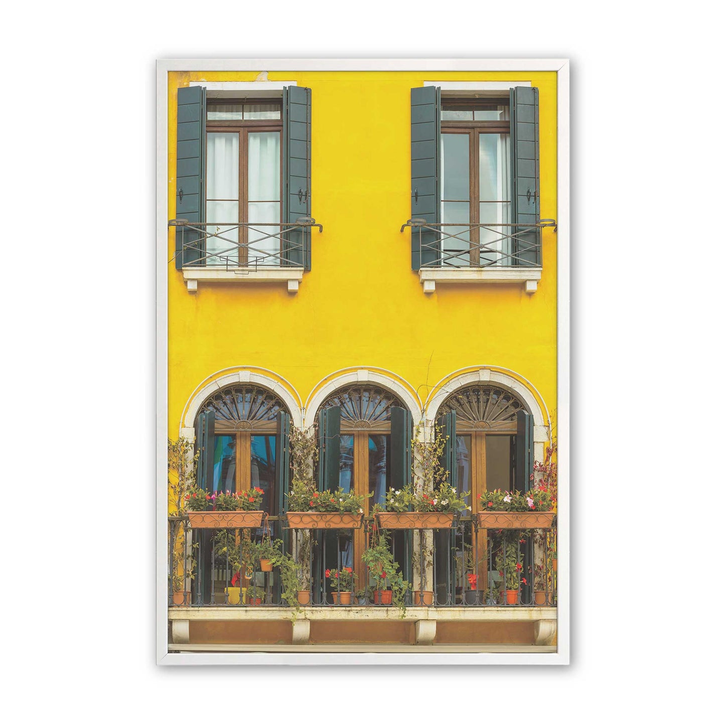 [Color:Opaque White], Picture of art in a Opaque White frame