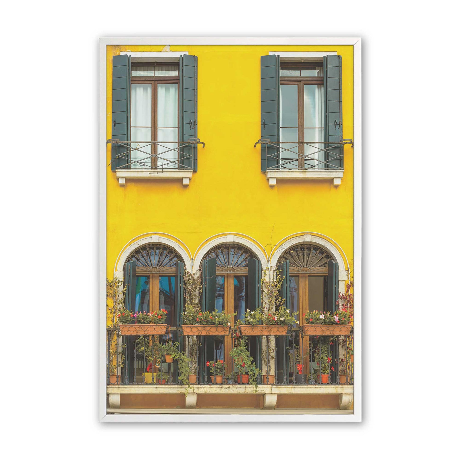 [Color:Opaque White], Picture of art in a Opaque White frame