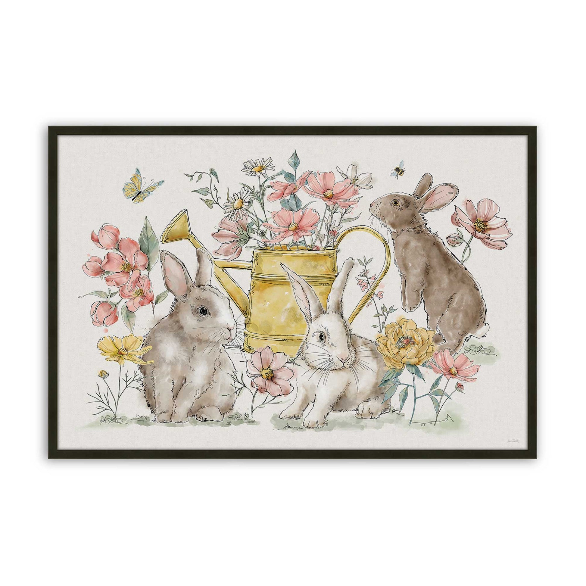 [Color:Satin Black], Picture of art in a Satin Black frame