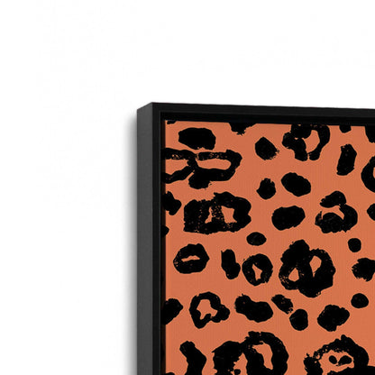 [Color:Satin Black], Picture of art in a Satin Black frame at an angle