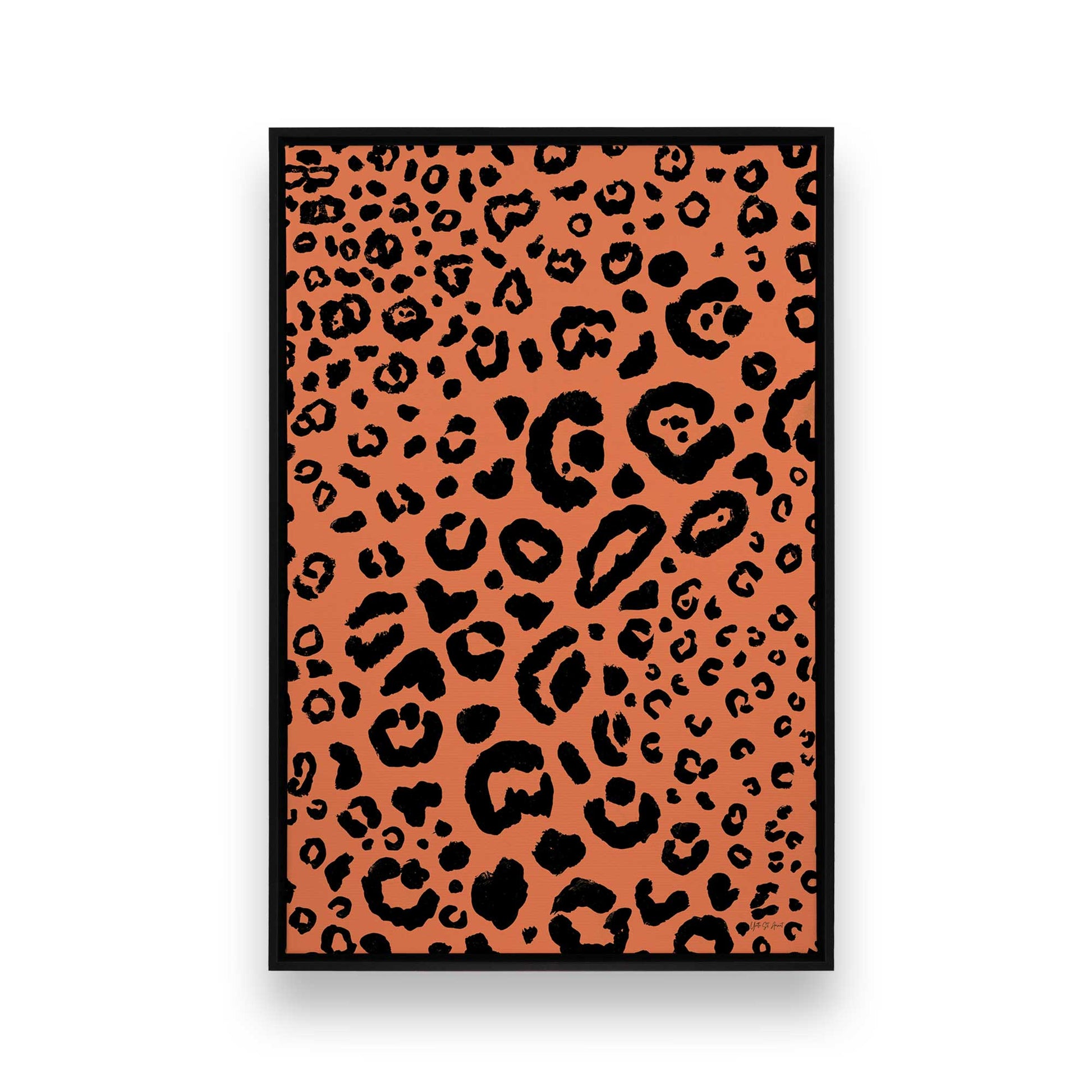 [Color:Satin Black], Picture of art in a Satin Black frame
