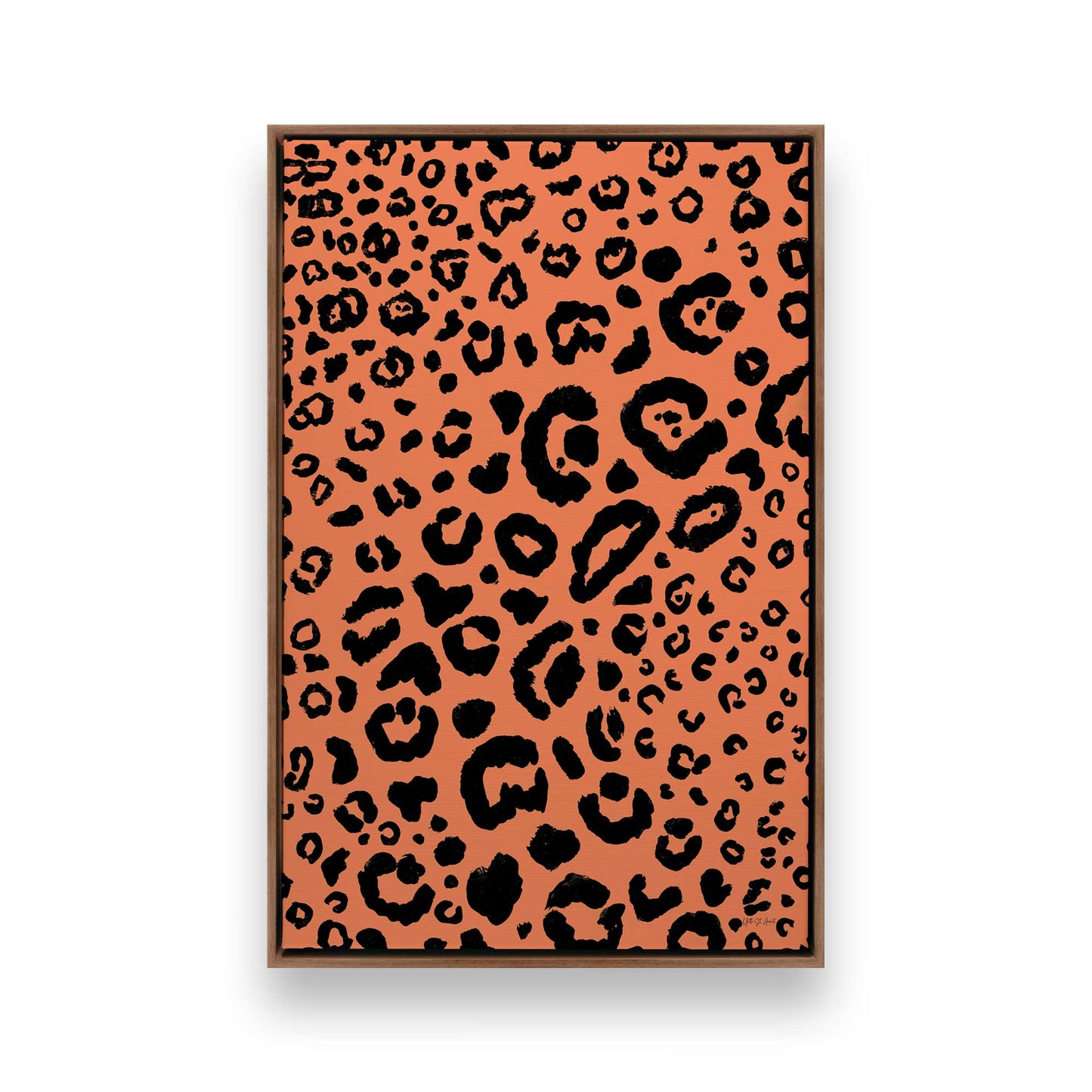 [Color:Walnut], Picture of art in a Walnut frame