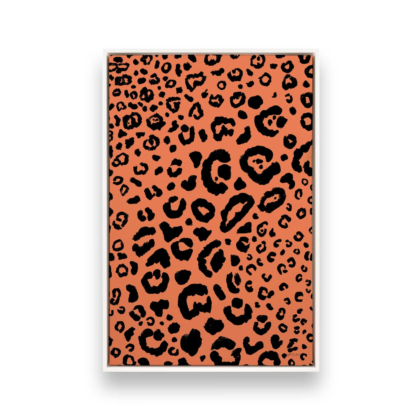 [Color:Opaque White], Picture of art in a White frame