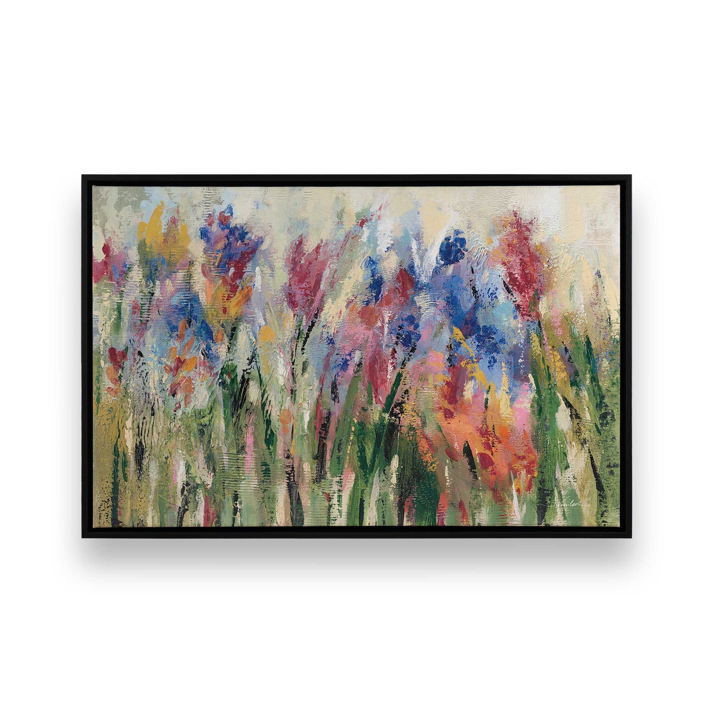 [Color:Satin Black], Picture of art in a Satin Black frame