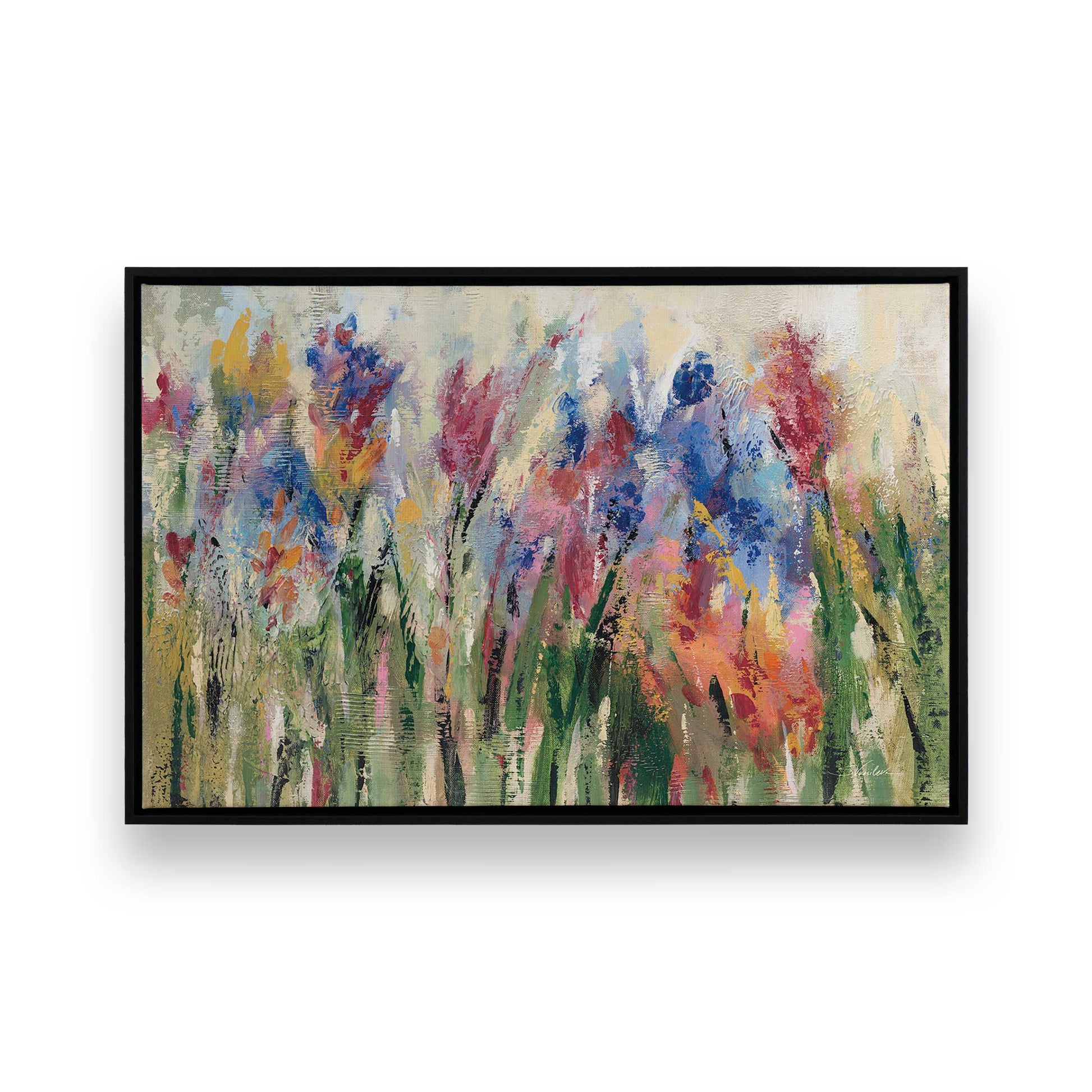 [Color:Satin Black], Picture of art in a Satin Black frame