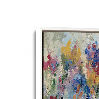 [Color:Opaque White], Picture of art in a White frame at an angle