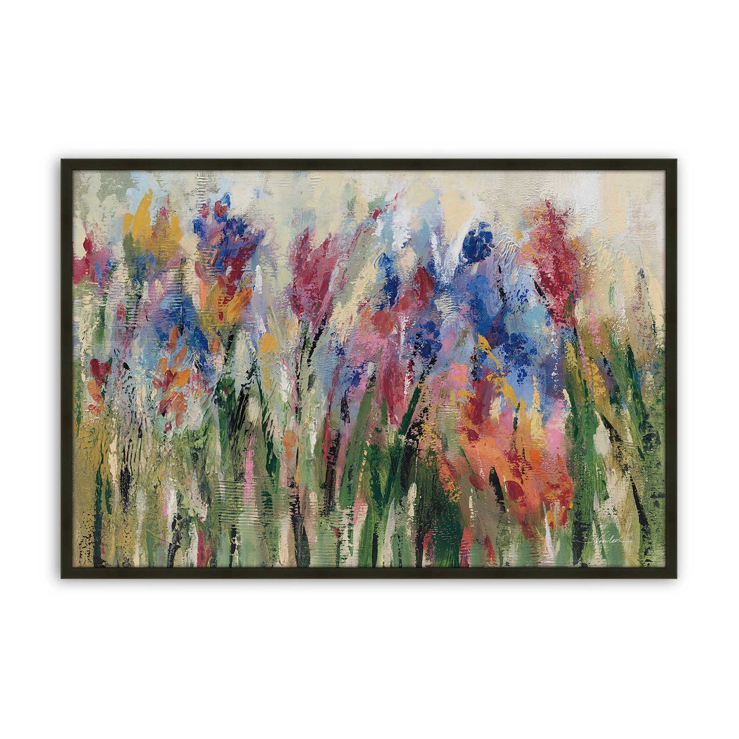 [Color:Satin Black], Picture of art in a Satin Black frame