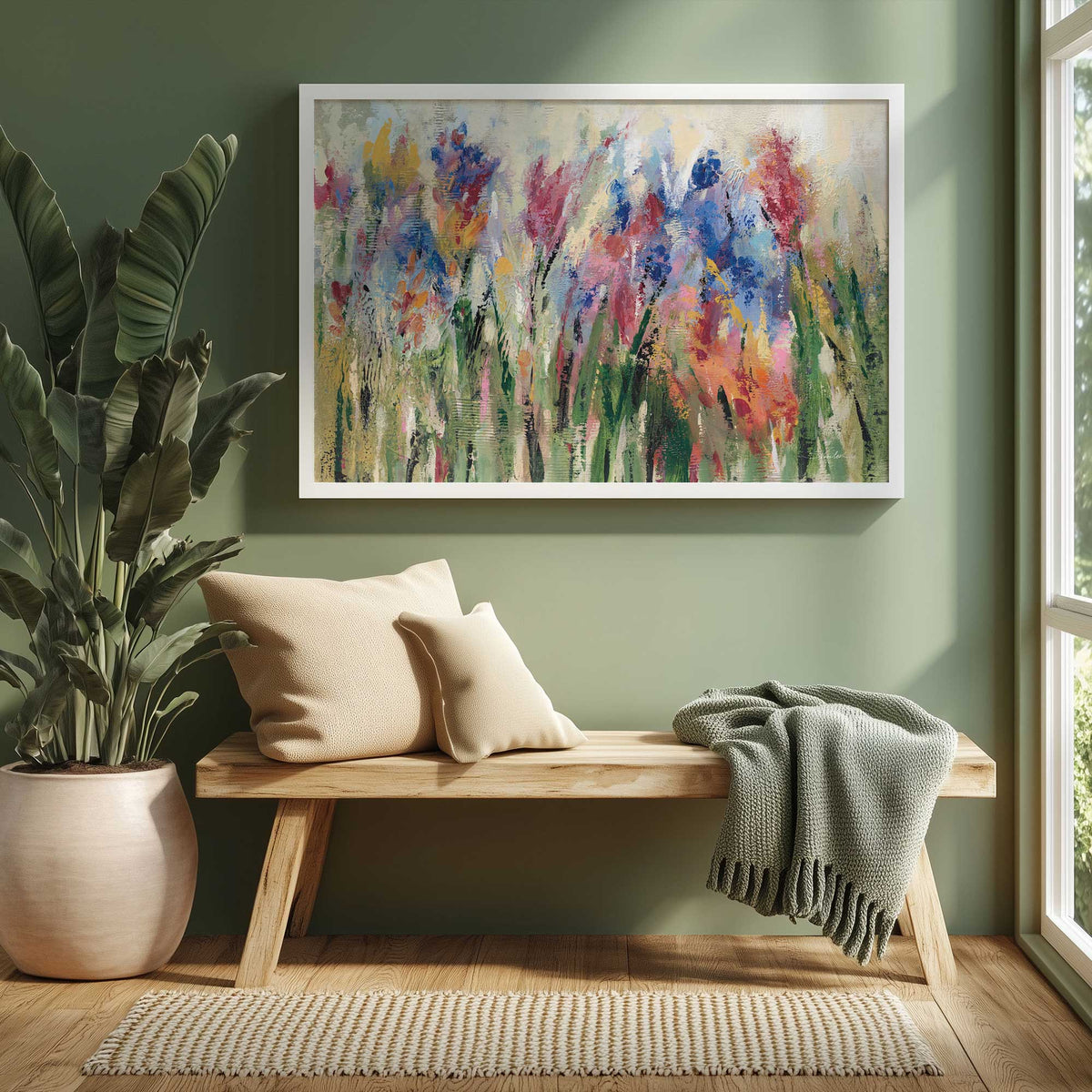 Picture of art in a room