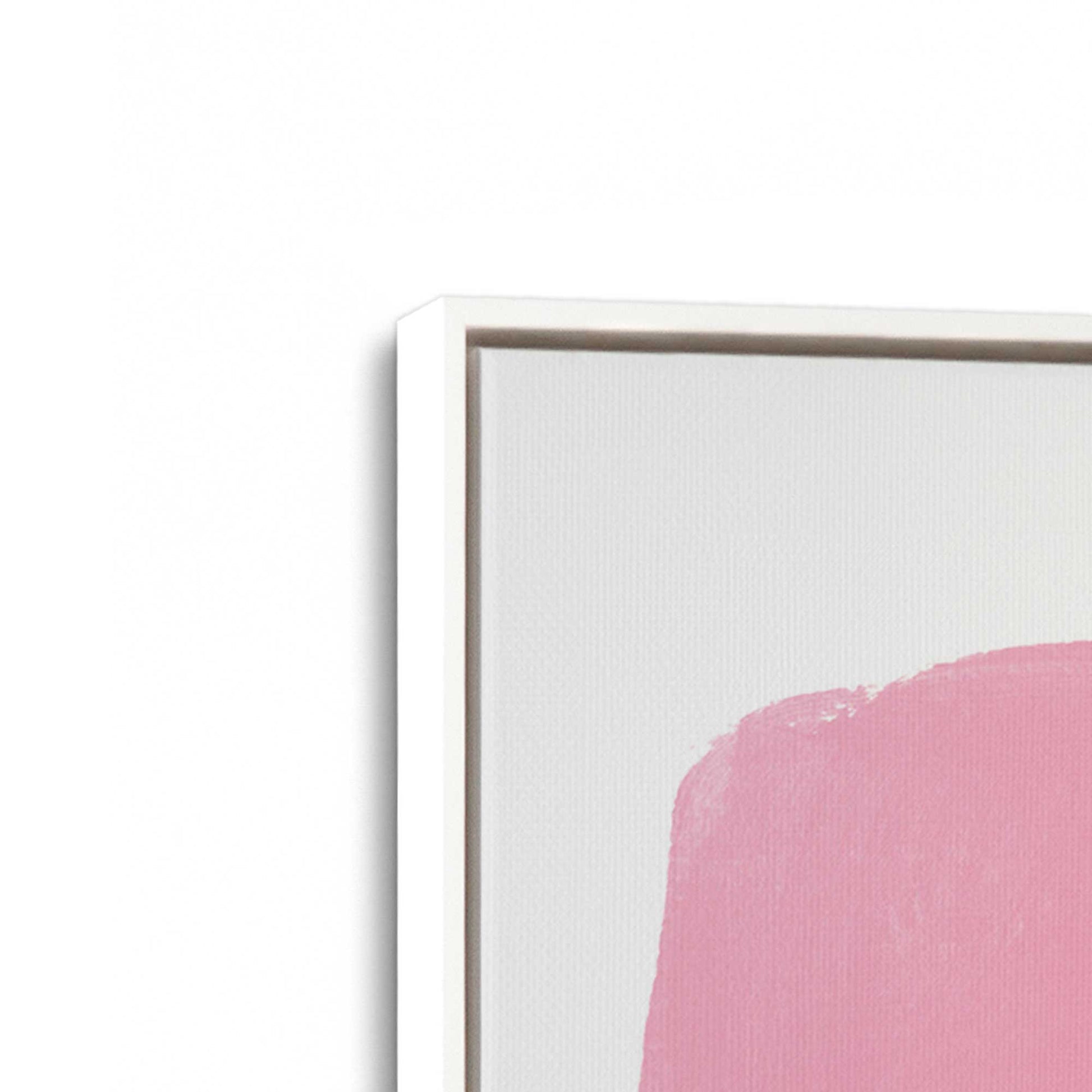[Color:Opaque White], Picture of art in a White frame at an angle