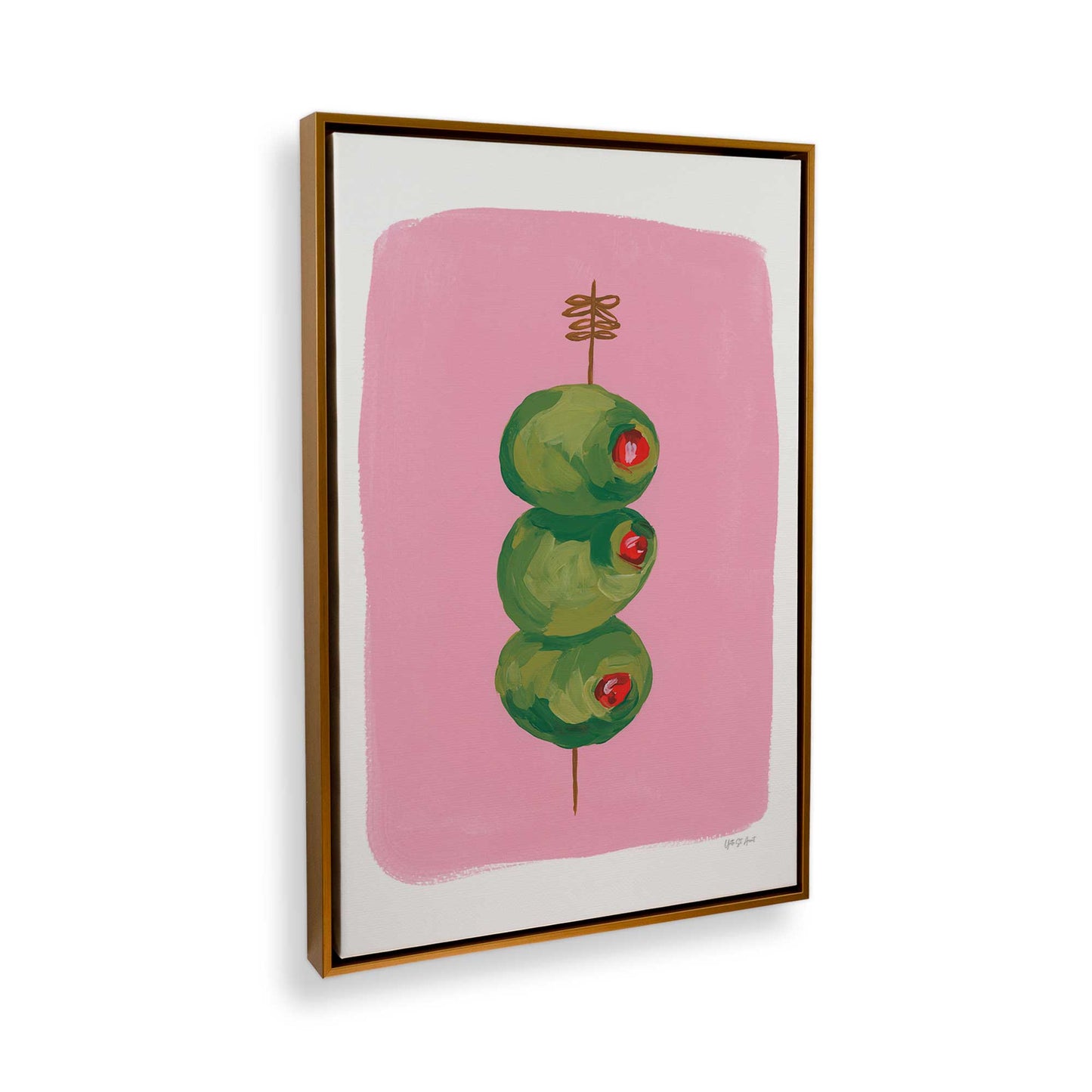 [Color:Polished Gold], Picture of the corner of the art