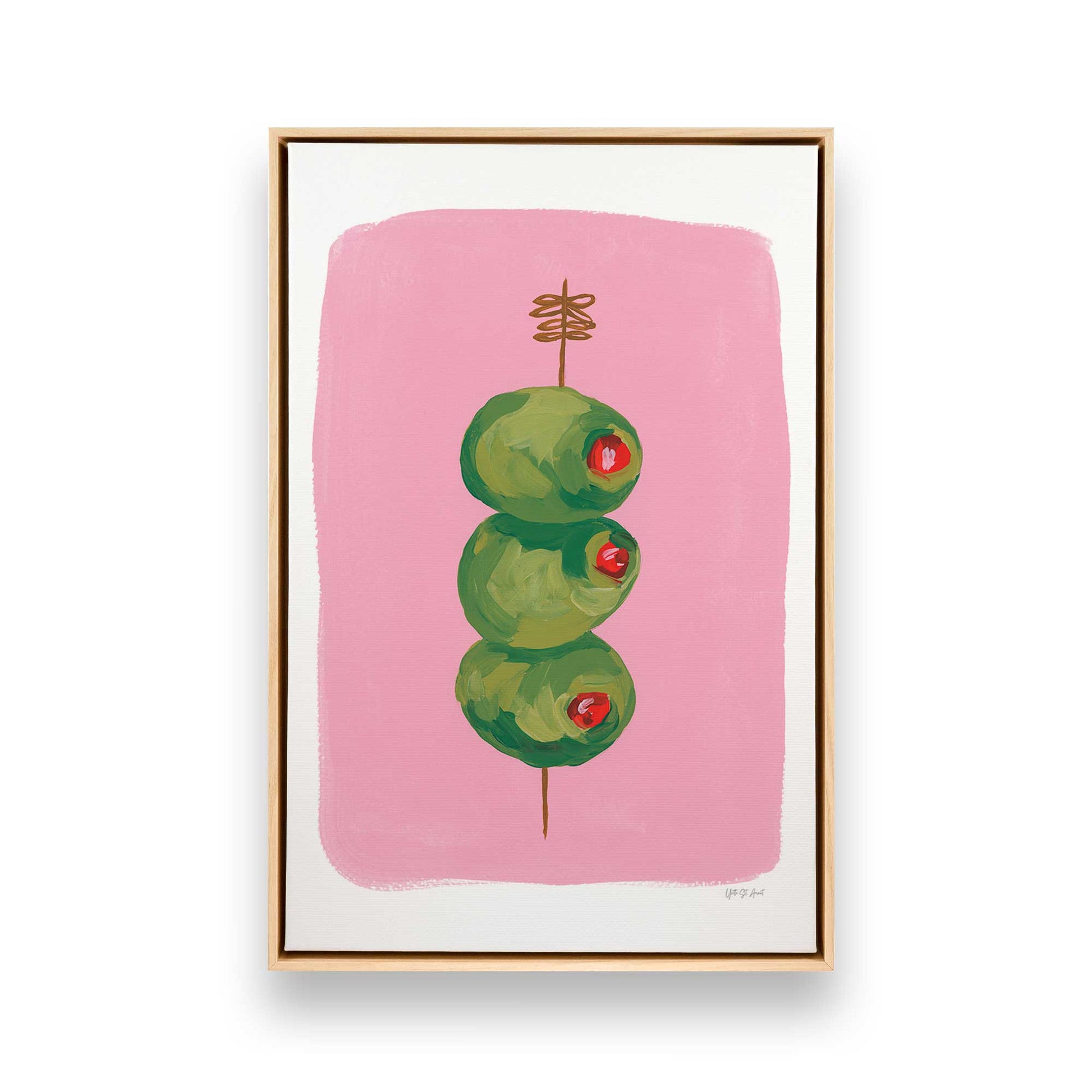 [Color:American Maple], Picture of art in a American Maple frame