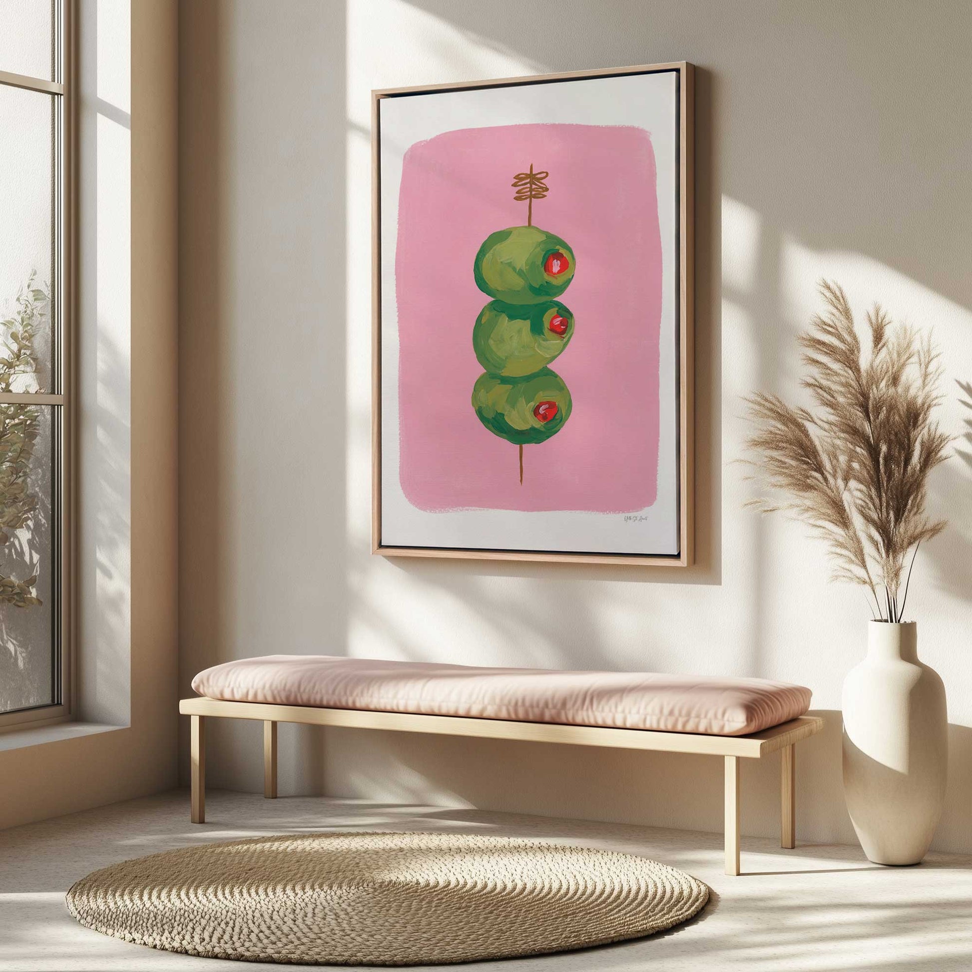Picture of art in a room