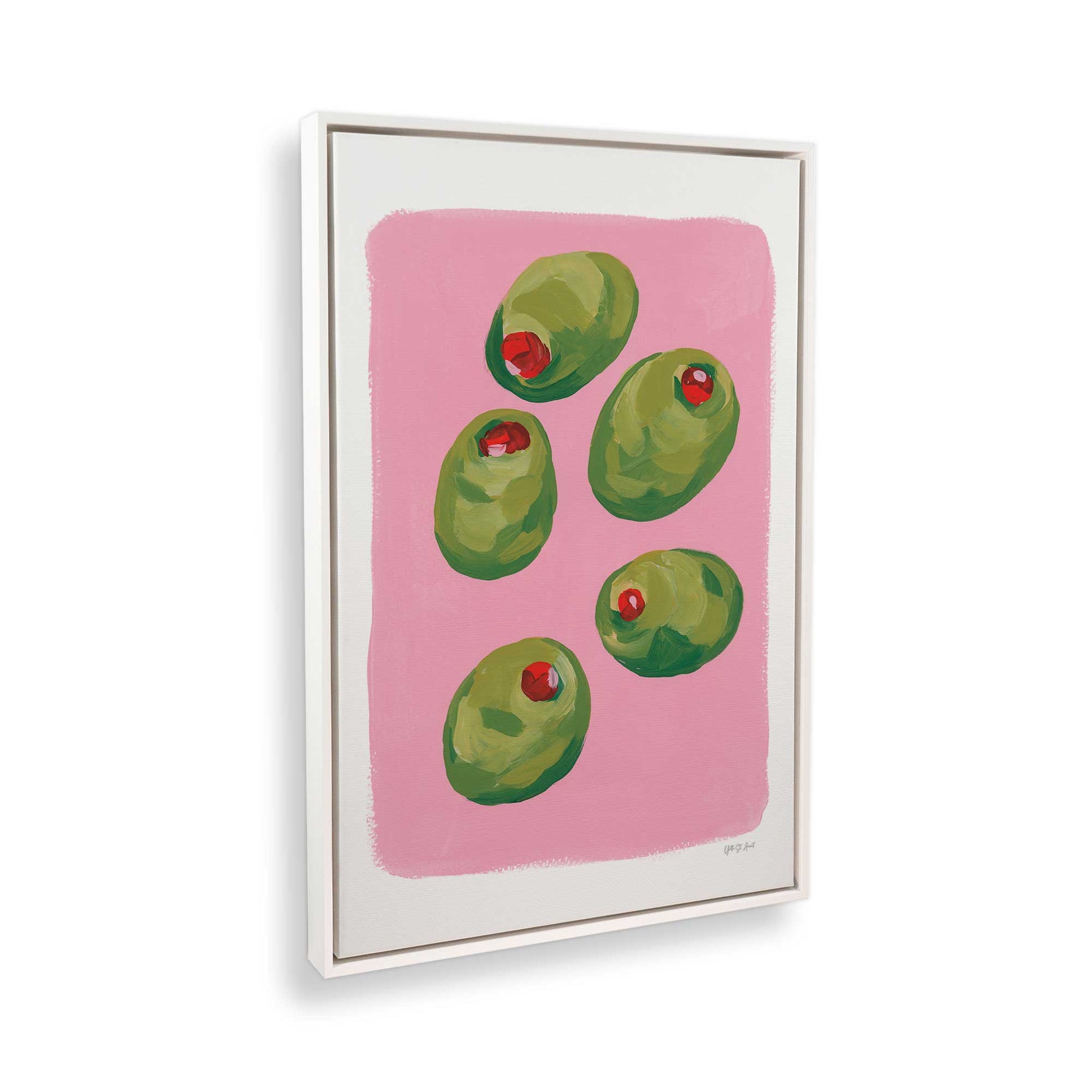 [Color:Opaque White], Picture of the corner of the art