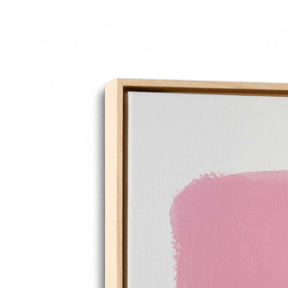 [Color:American Maple], Picture of art in a American Maple frame at an angle