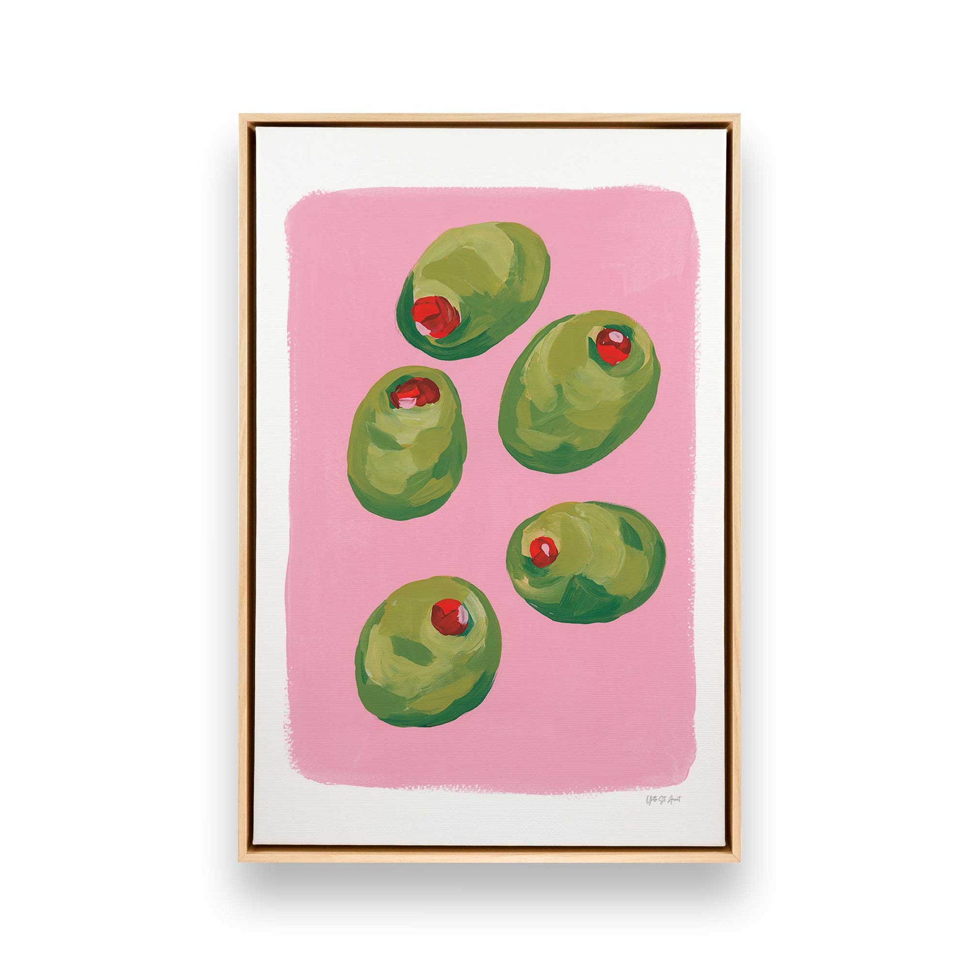 [Color:American Maple], Picture of art in a American Maple frame