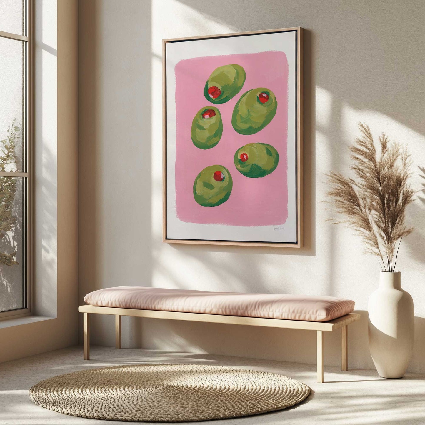 Picture of art in a room