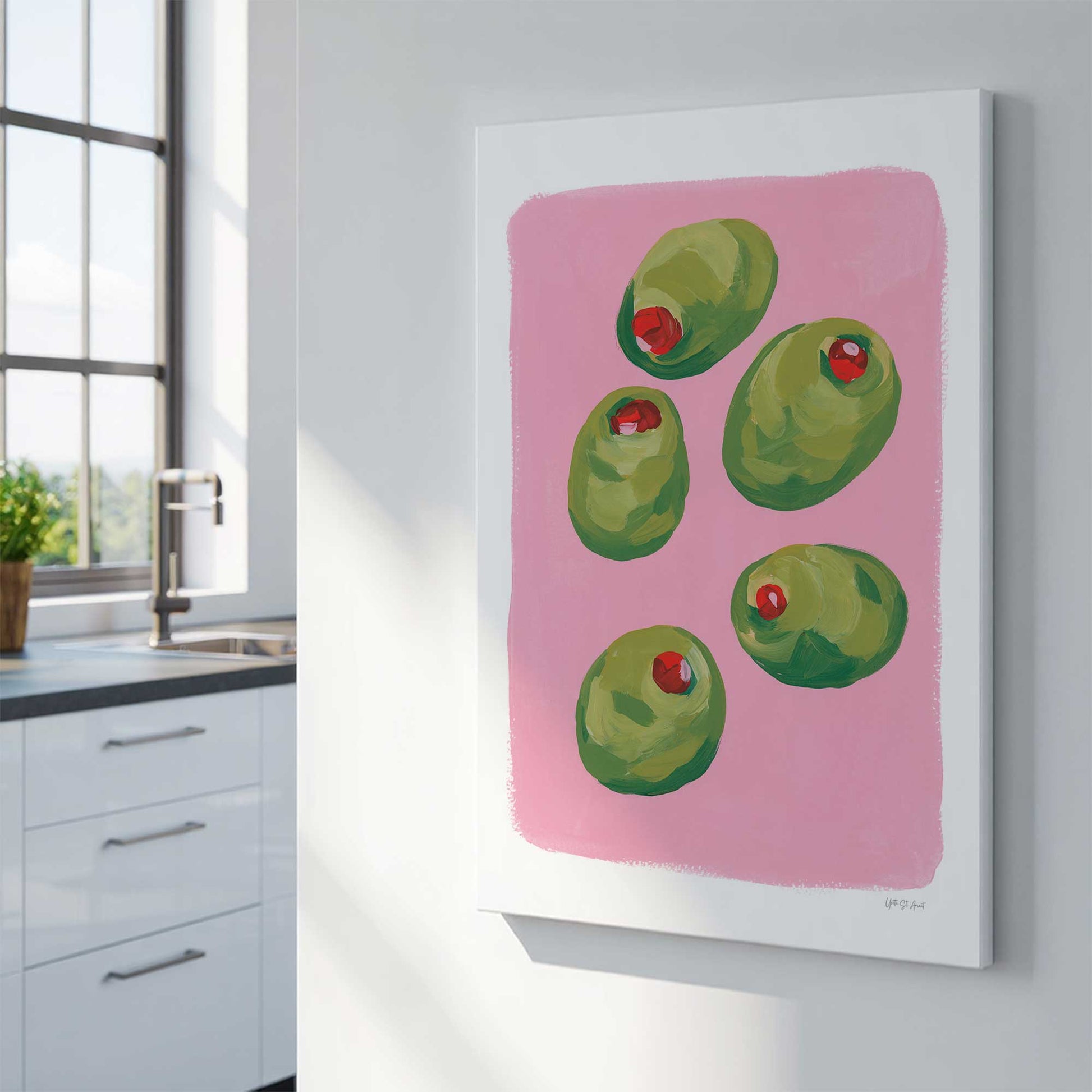 Picture of art in a room