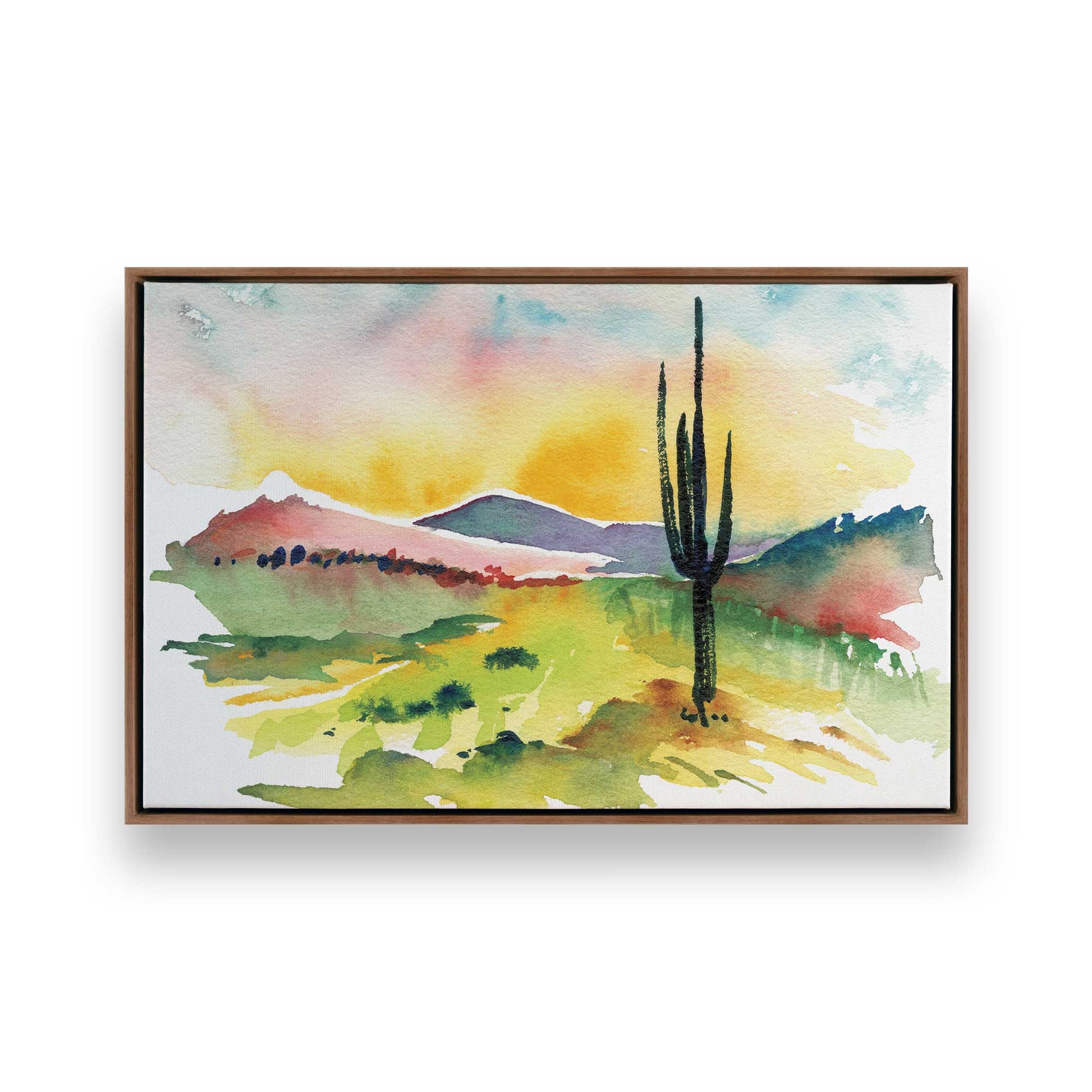 [Color:Walnut], Picture of art in a Walnut frame