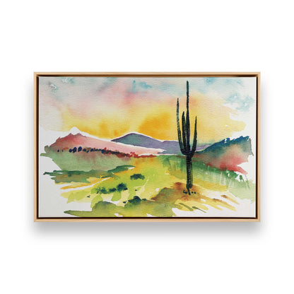 [Color:American Maple], Picture of art in a American Maple frame