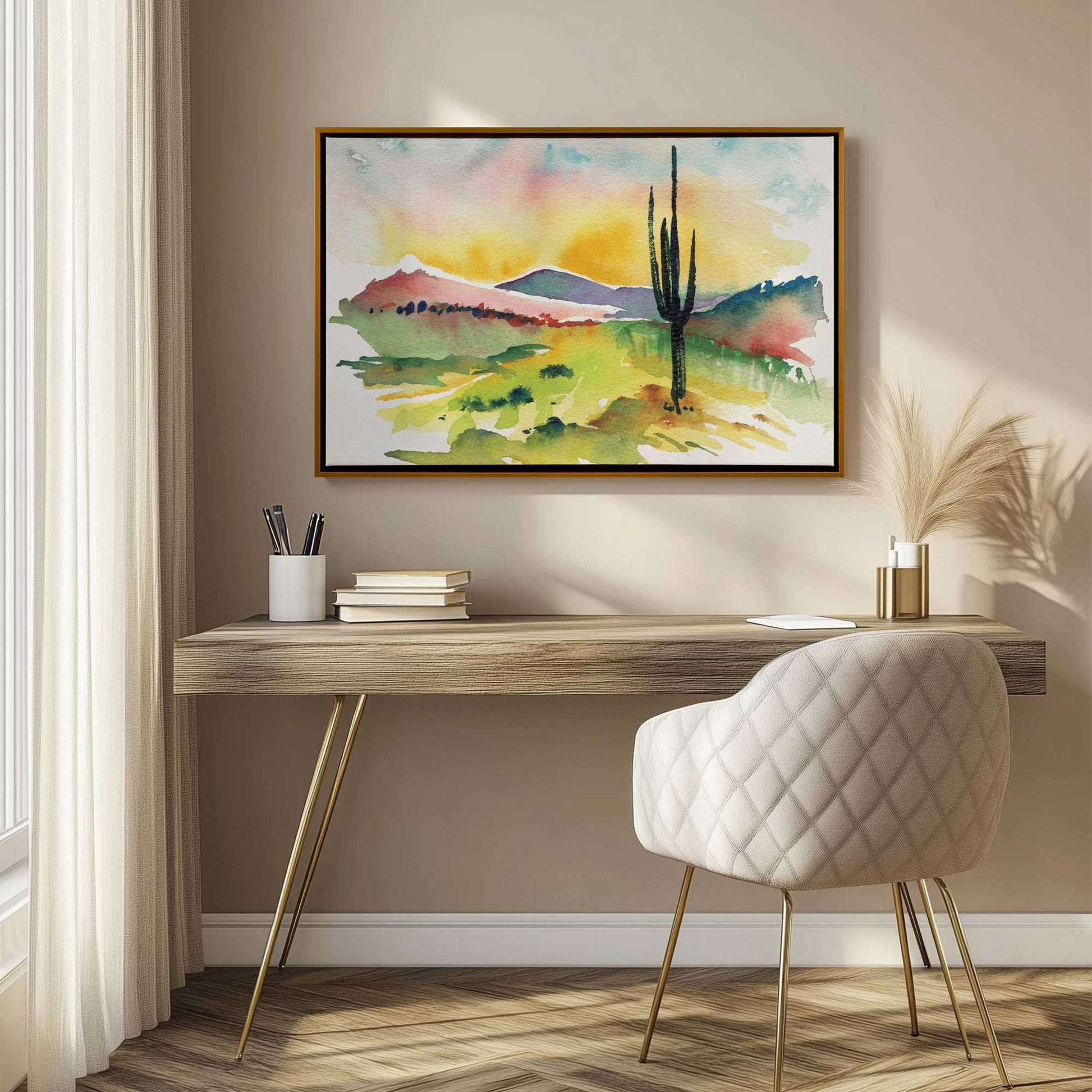 Picture of art in a room