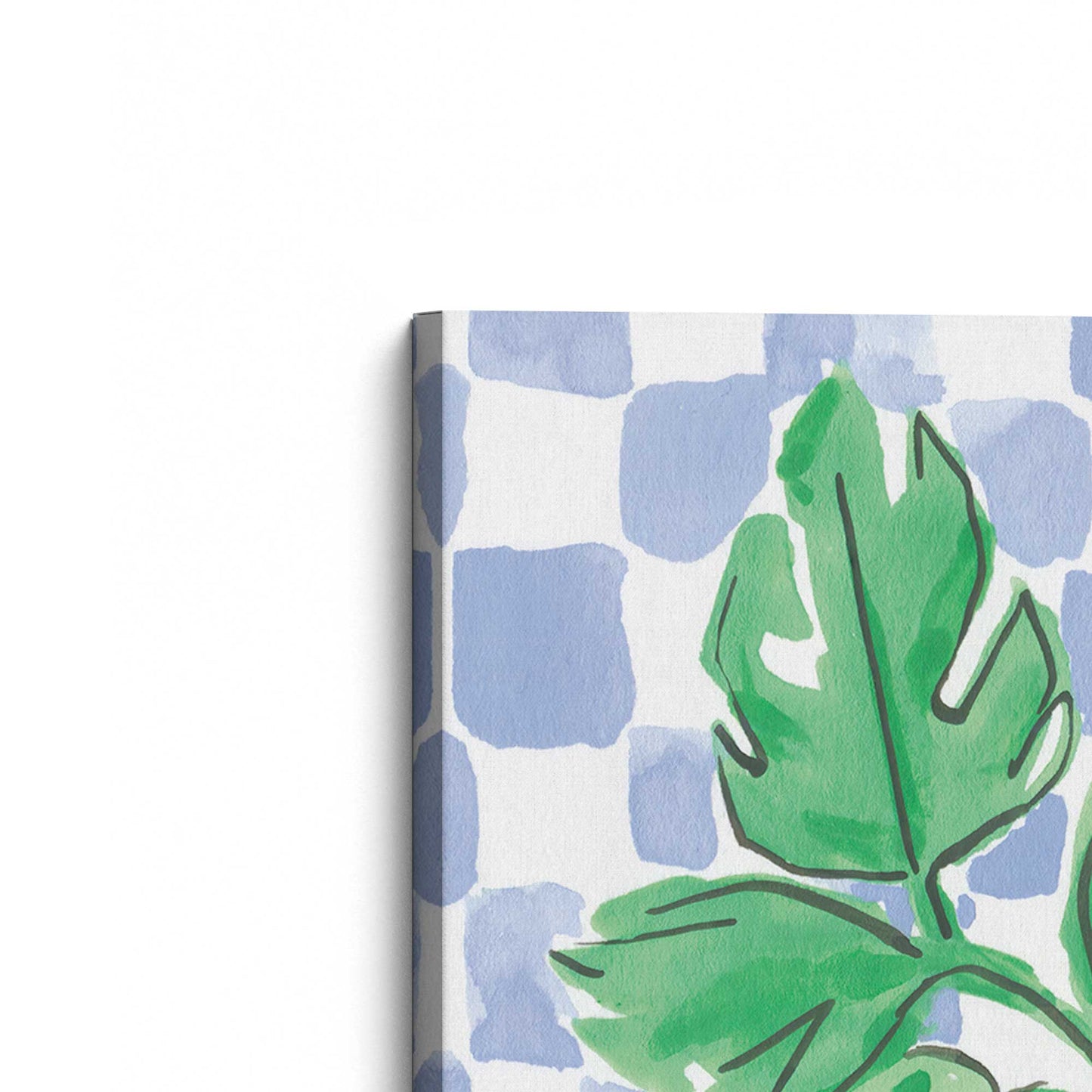 [Color:Stretched Canvas], Picture of the corner of the art