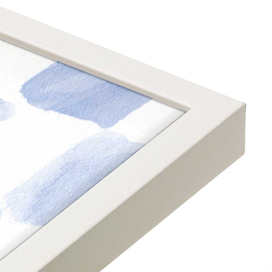 [Color:Opaque White], Picture of art in a Opaque White frame at an angle