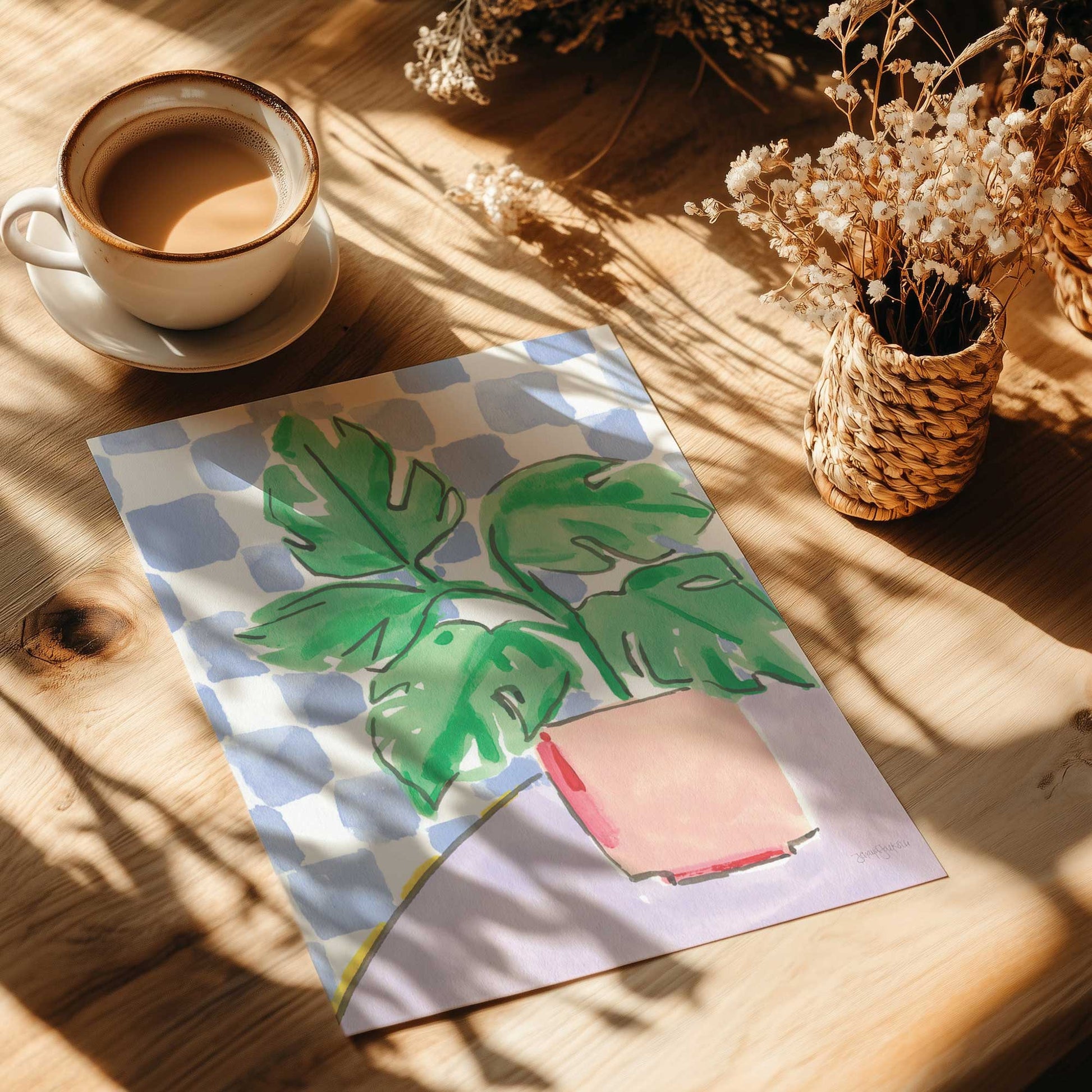 [Color:Rolled Print], Picture of close up of art