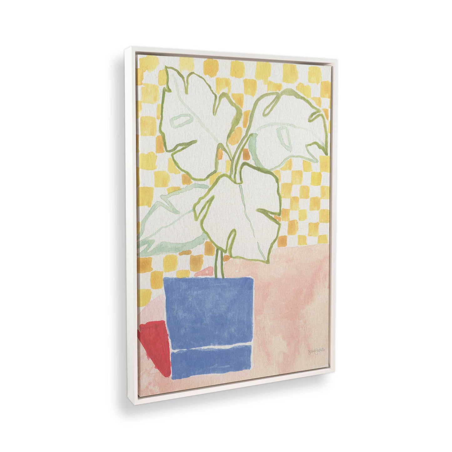 [Color:Opaque White], Picture of the corner of the art