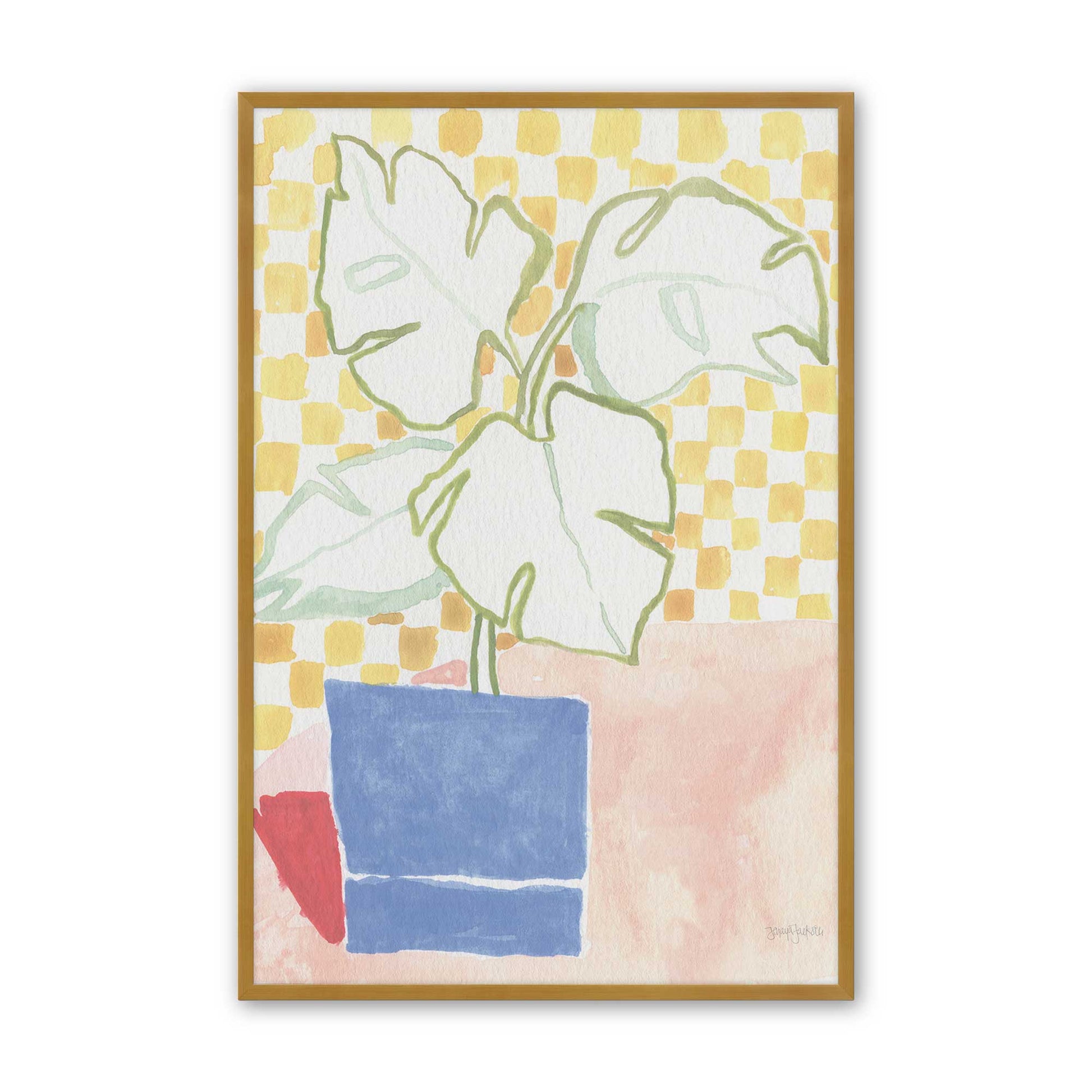 [Color:Polished Gold], Picture of art in a Polished Gold frame