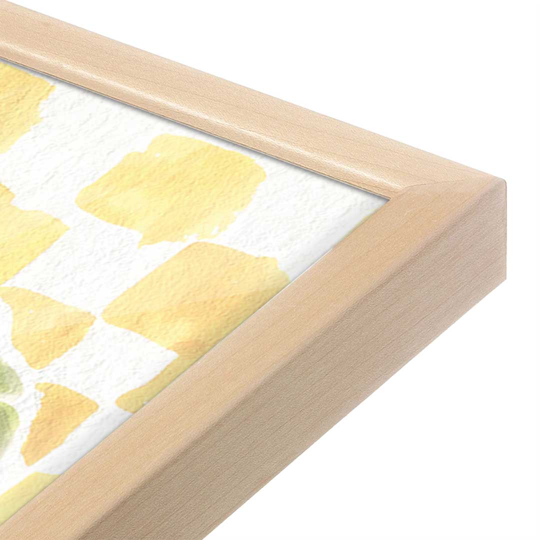 [Color:Raw Maple], Picture of art in a Raw Maple frame at an angle