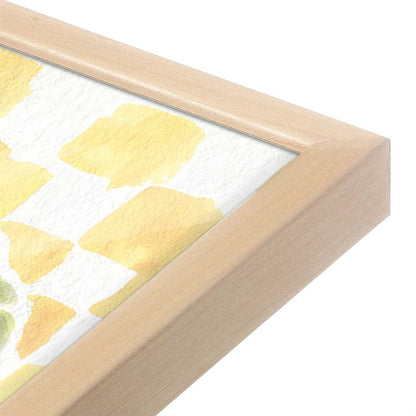 [Color:Raw Maple], Picture of art in a Raw Maple frame at an angle