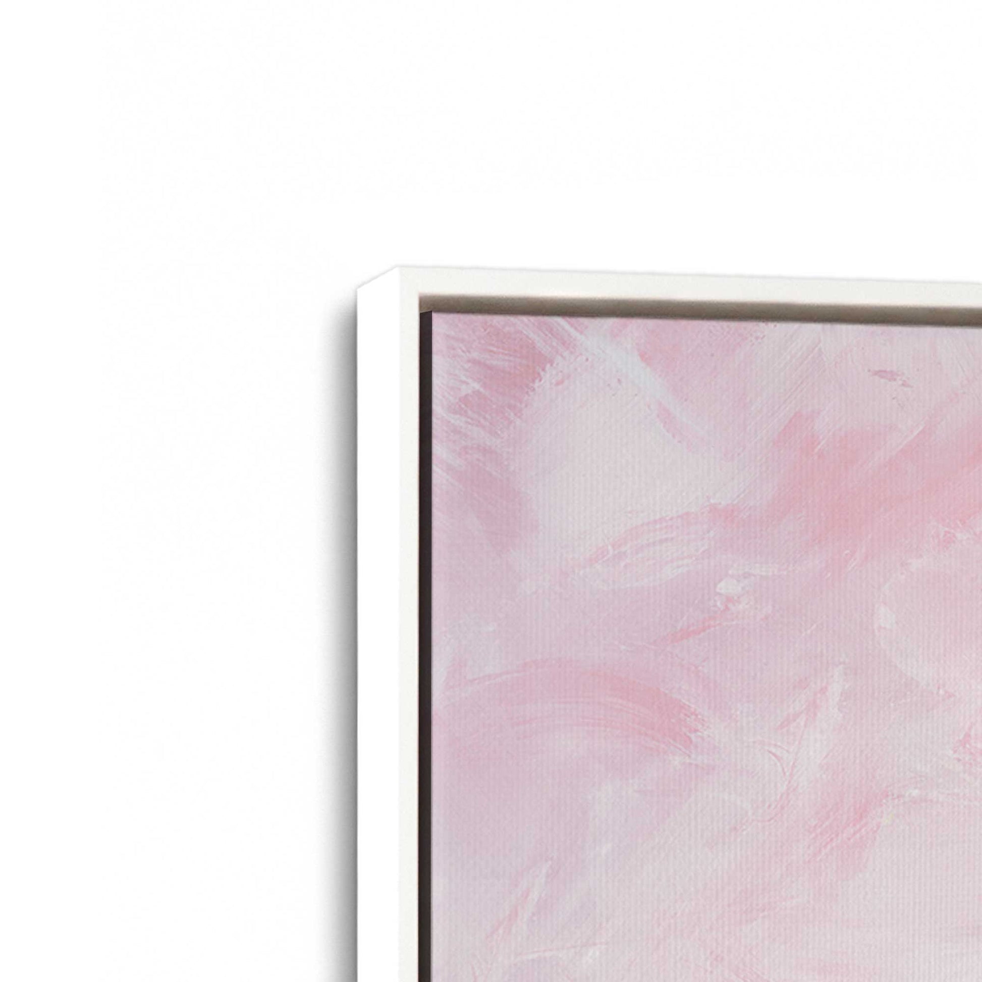 [Color:Opaque White], Picture of art in a White frame at an angle