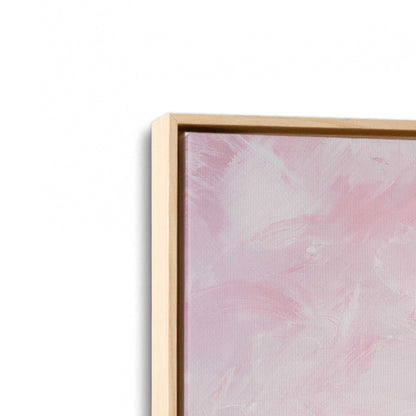 [Color:American Maple], Picture of art in a American Maple frame at an angle