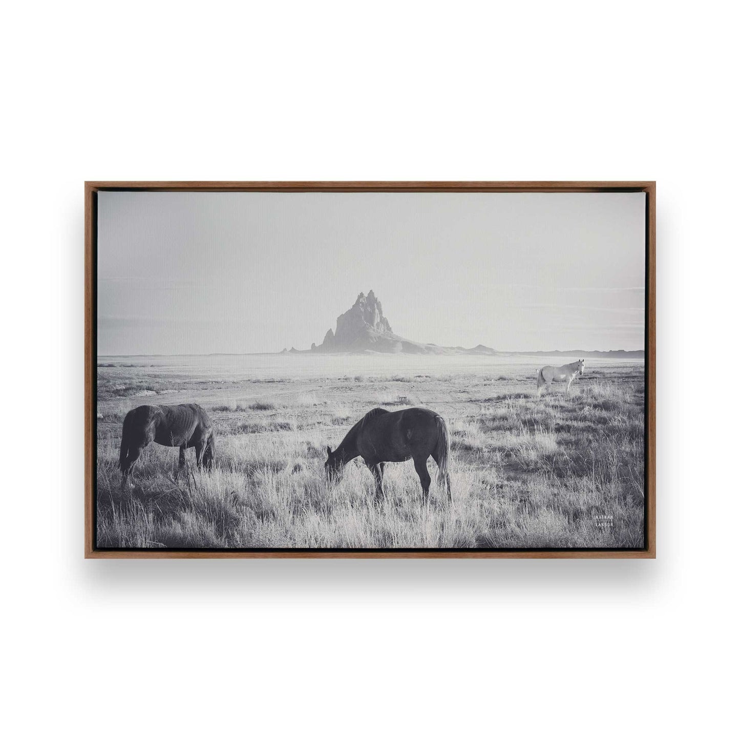 [Color:Walnut], Picture of art in a Walnut frame