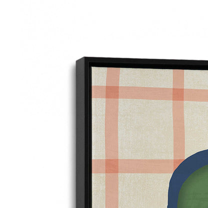 [Color:Satin Black], Picture of art in a Satin Black frame at an angle
