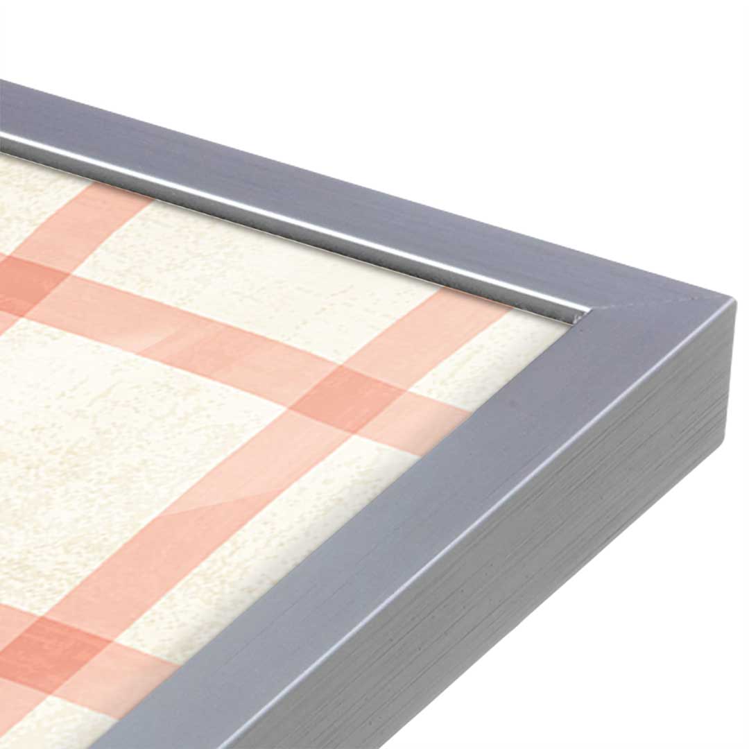[Color:Polished Chrome], Picture of art in a Polished Chrome frame at an angle