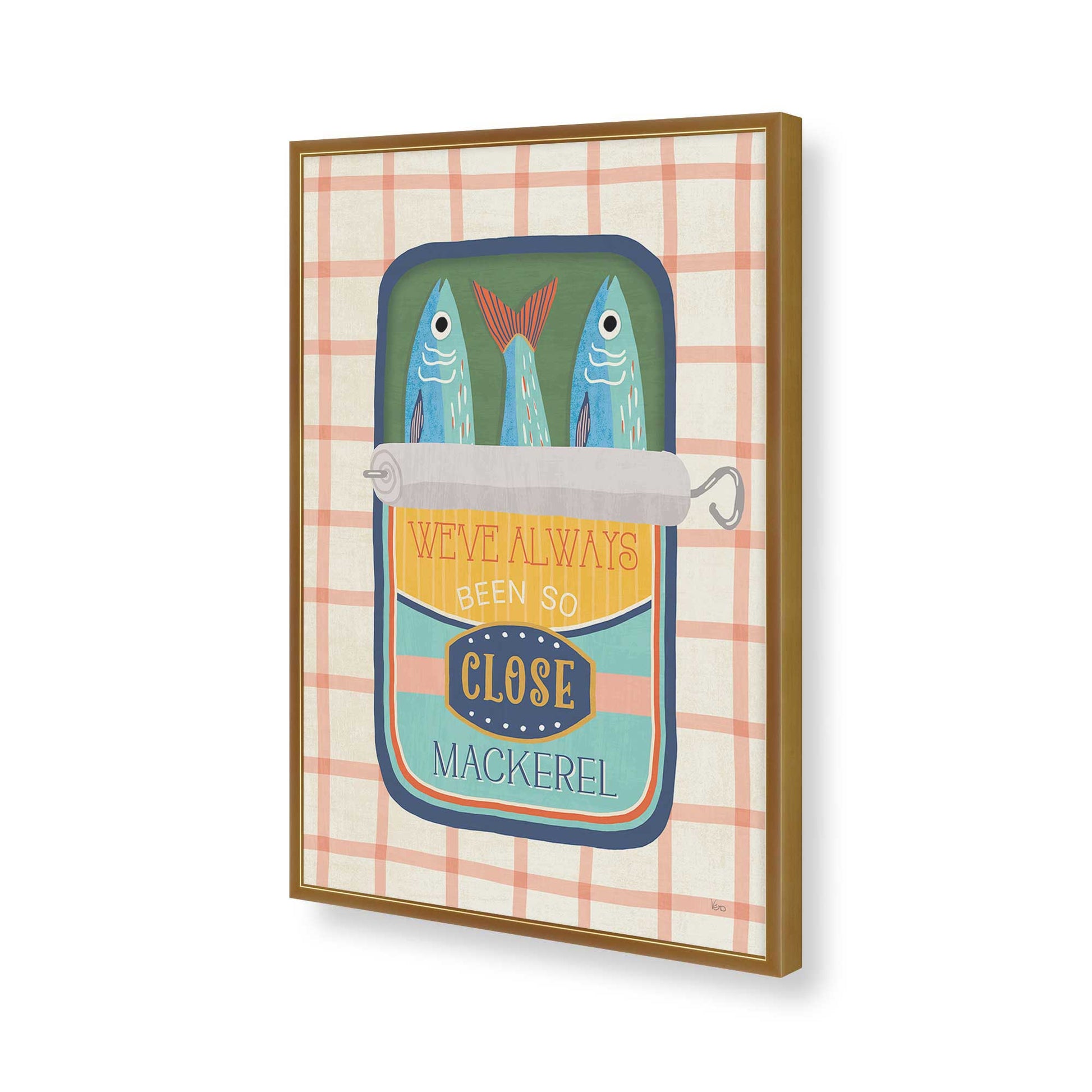 [Color:Polished Gold], Picture of art in a Polished Gold frame of the corner