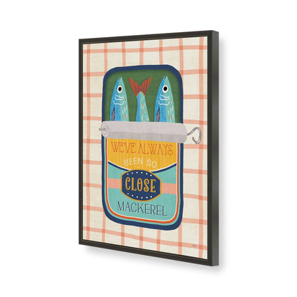 [Color:Satin Black], Picture of art in a Satin Black frame of the corner
