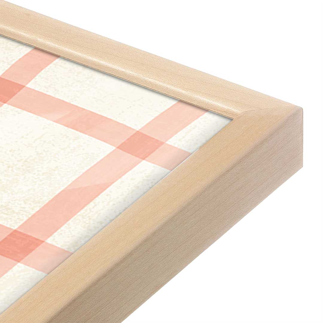 [Color:Raw Maple], Picture of art in a Raw Maple frame at an angle