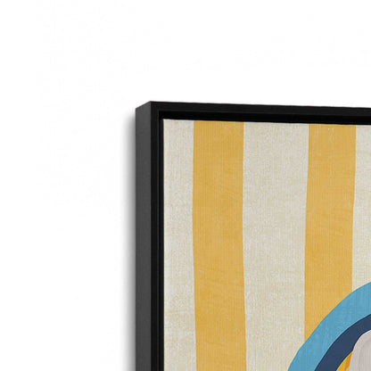 [Color:Satin Black], Picture of art in a Satin Black frame at an angle