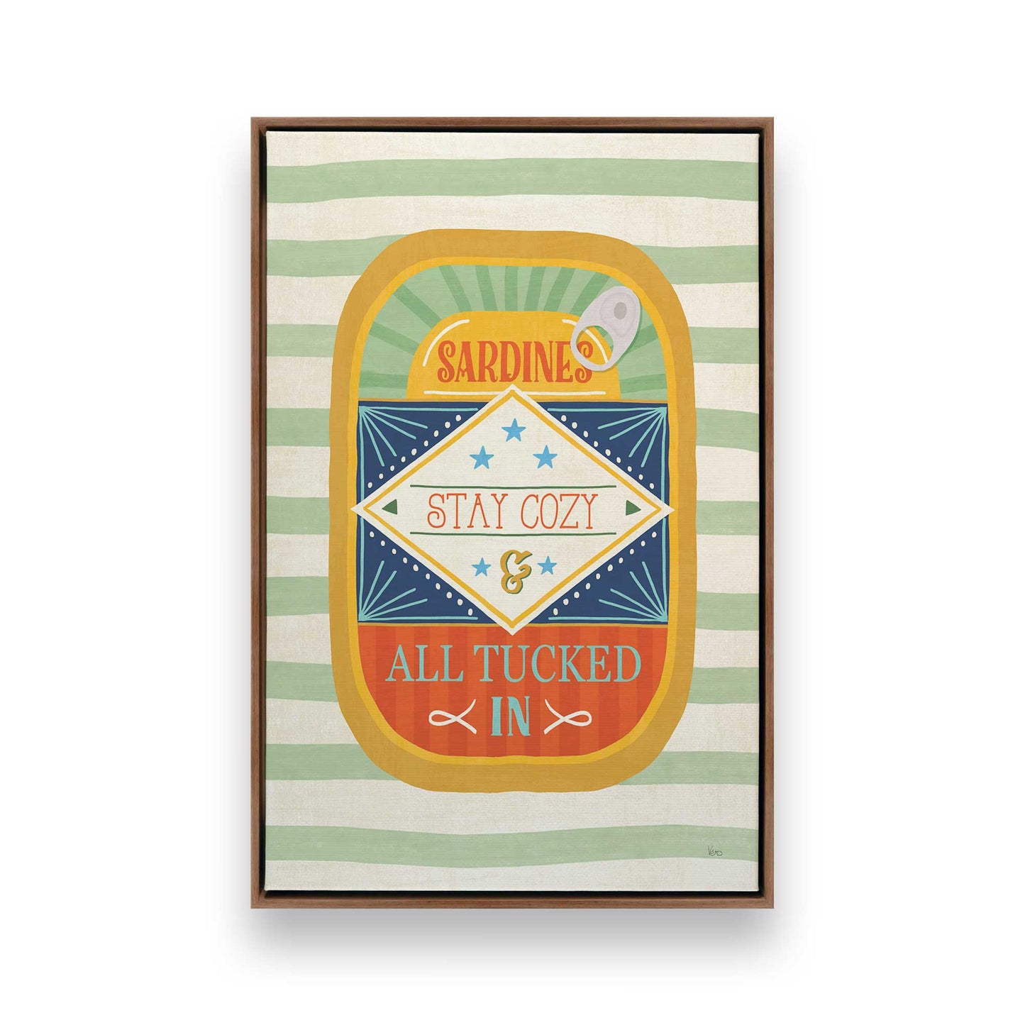 [Color:Walnut], Picture of art in a Walnut frame