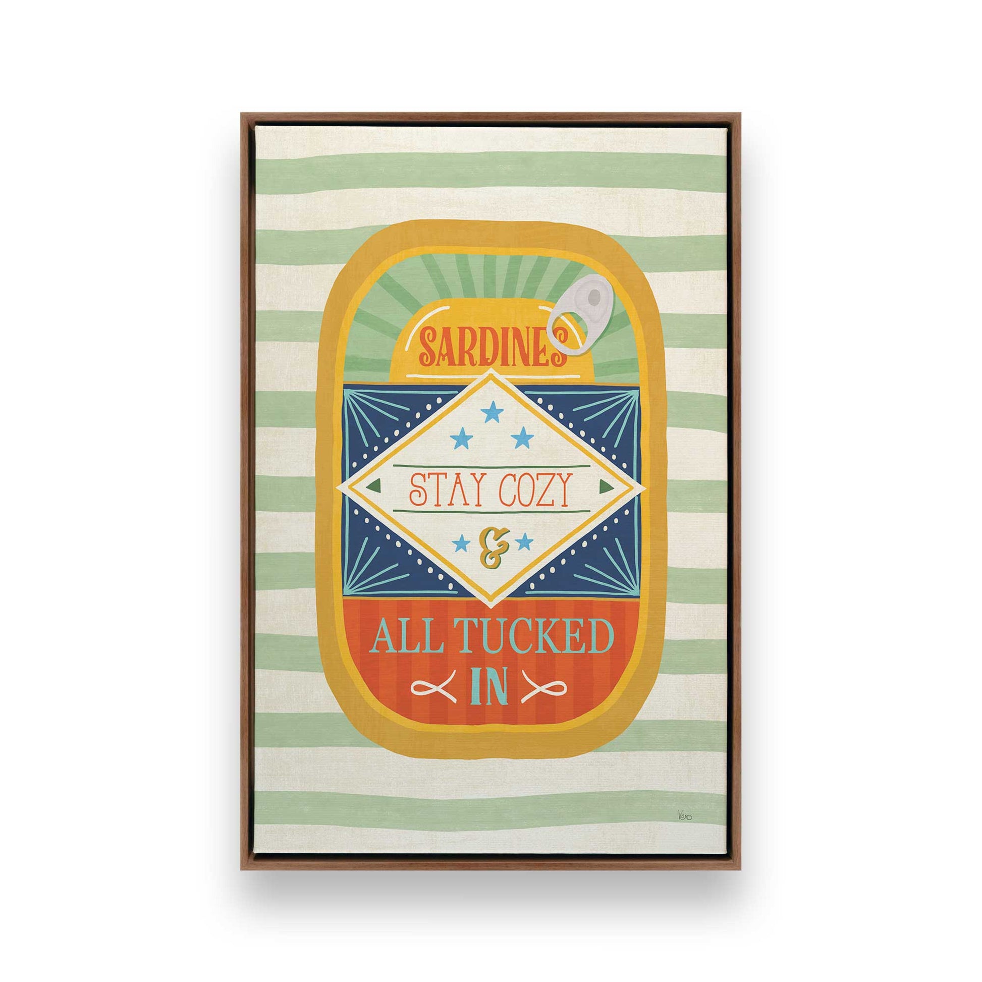 [Color:Walnut], Picture of art in a Walnut frame
