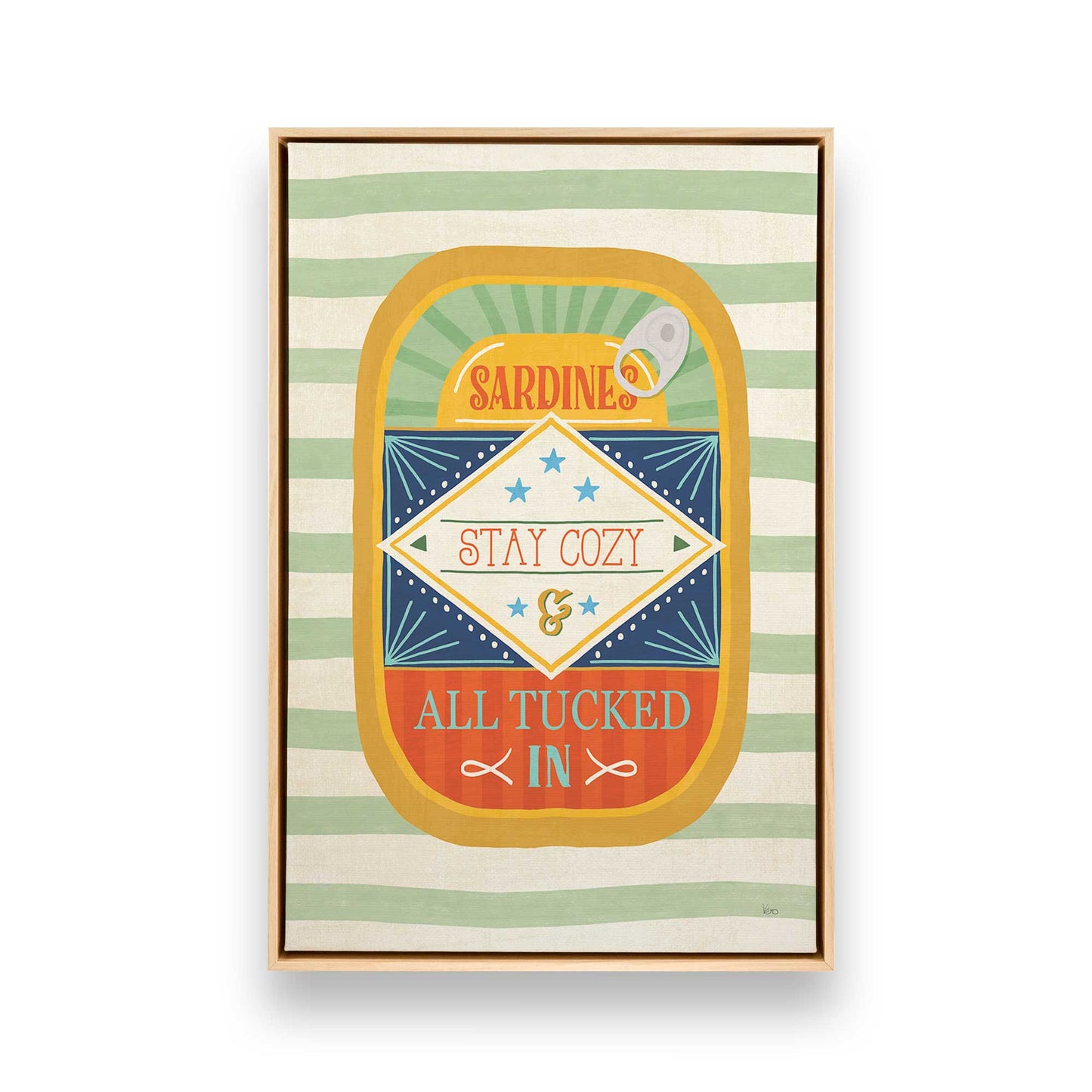[Color:American Maple], Picture of art in a American Maple frame