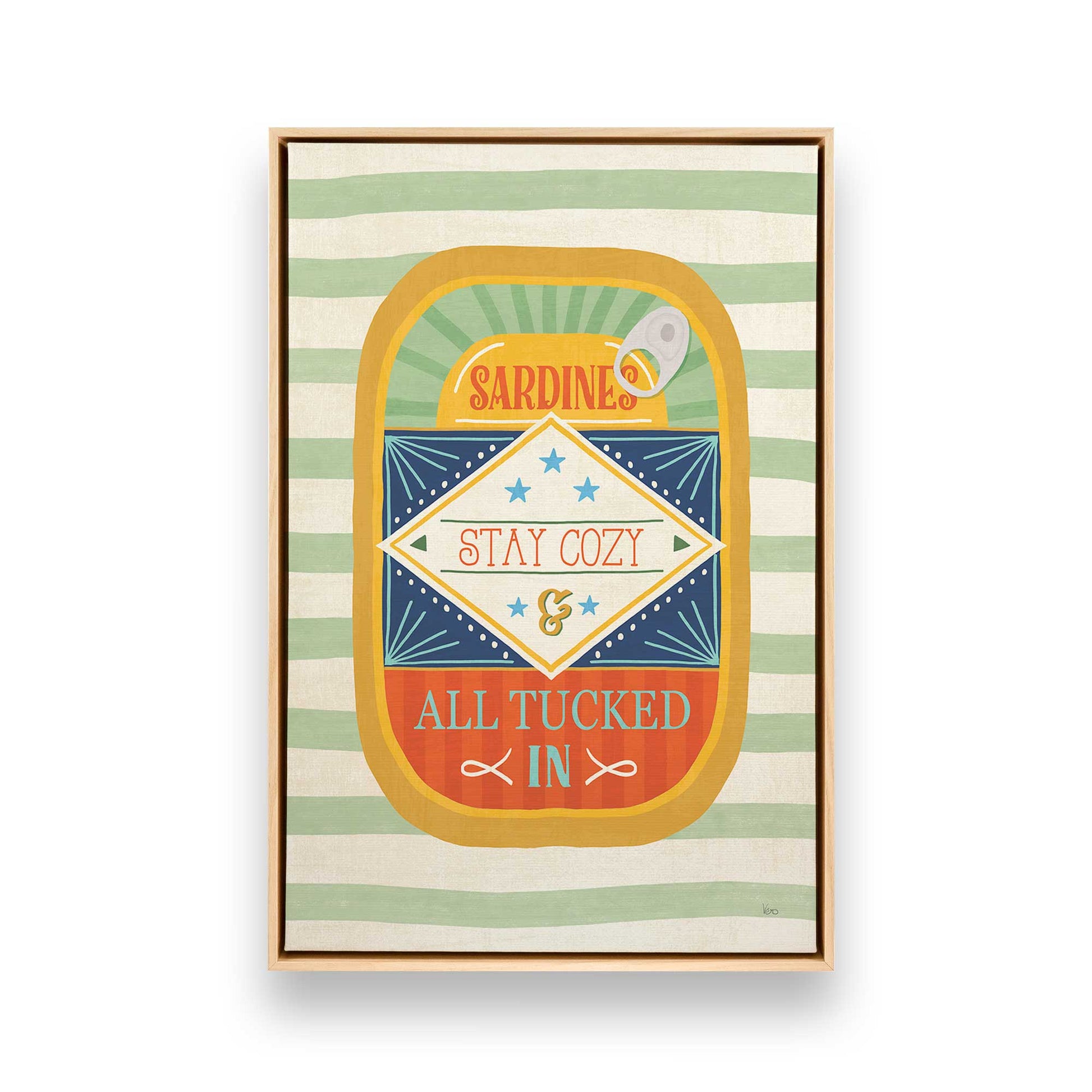 [Color:American Maple], Picture of art in a American Maple frame