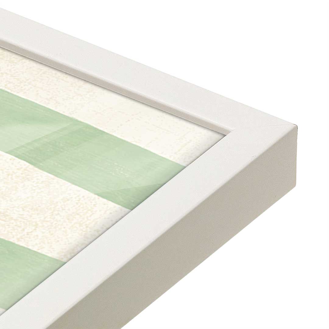 [Color:Opaque White], Picture of art in a Opaque White frame at an angle