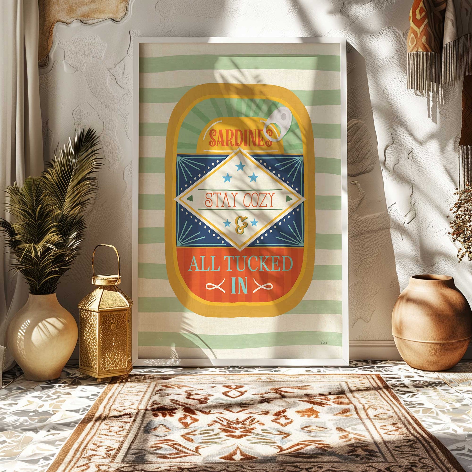 [SPECIAL],[LIFESTYLE], Picture of art hanging in a room
